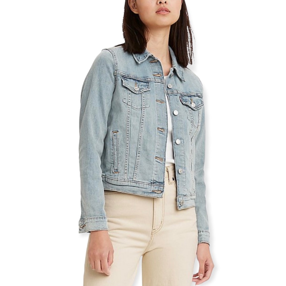 LEVI’S Original Trucker Jacket Jeanie Medium Wash Style # 299450012